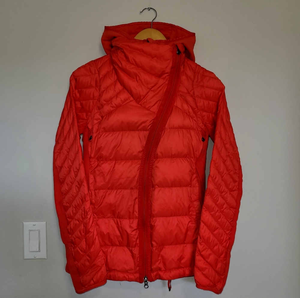 Vibrant Red Puffer Jacket